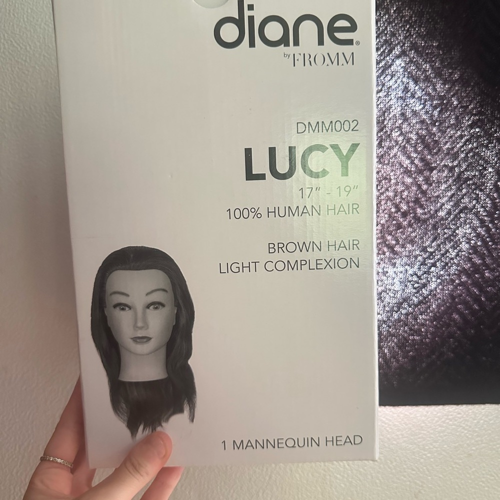 Diane by Fromm Mannequin Head with Brown Hair